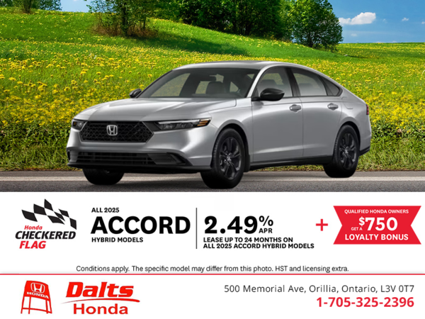 Get the 2025 Honda Accord!