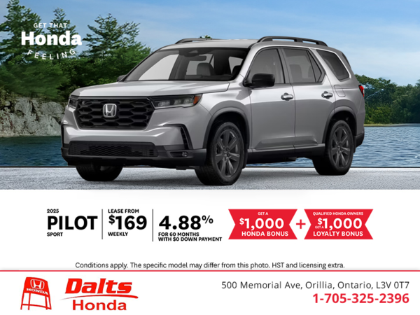 Get the 2025 Honda Pilot