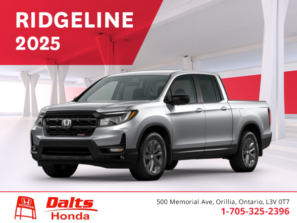 Get the 2025 Honda Ridgeline!