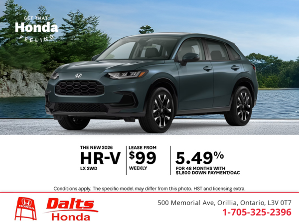 Get the 2026 Honda HR-V