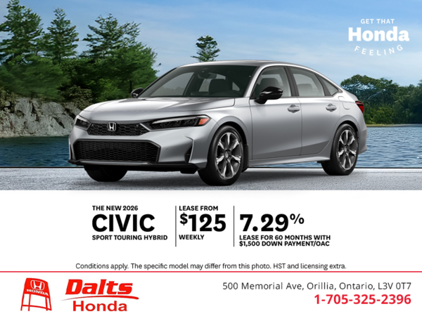 Get the 2026 Honda Civic Hybrid!