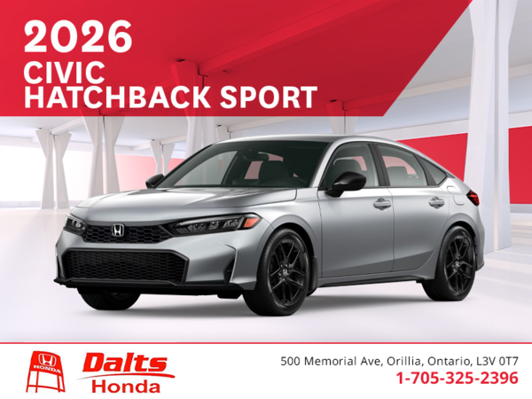 Get the 2026 Honda Civic Sedan!
