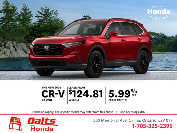 Get the 2026 Honda CR-V!
