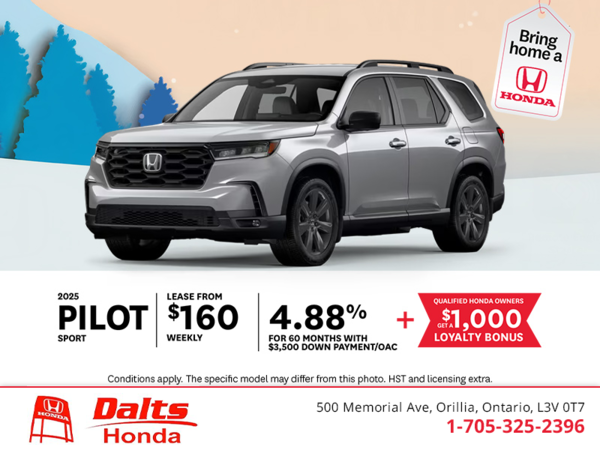 Get the 2025 Honda Pilot