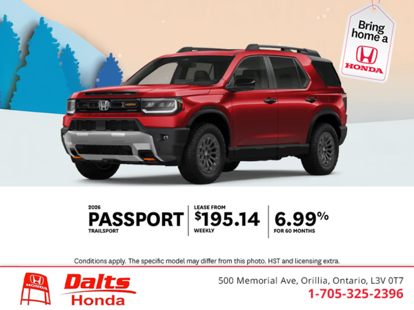 Get the 2026 Honda Passport!