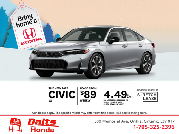 Get the 2026 Honda Civic!