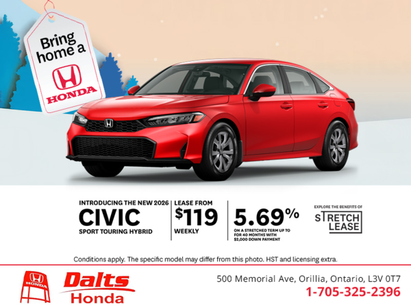 Get the 2026 Honda Civic Hybrid!