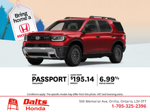 Get the 2026 Honda Passport!
