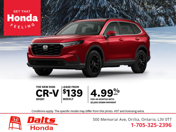 Get the 2026 Honda CR-V!