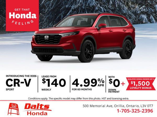 Get the 2026 Honda CR-V!