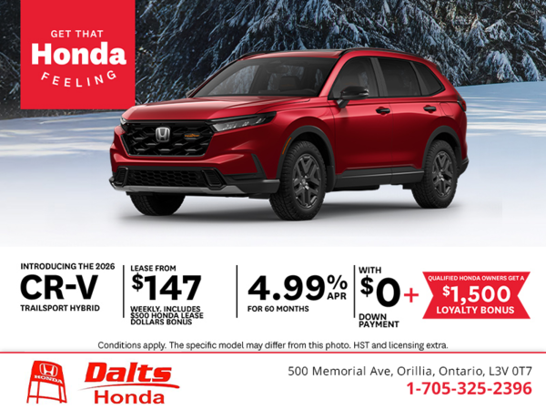 Get the 2026 Honda CR-V hybrid!
