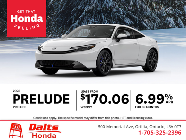 Get the 2026 Honda Prelude!