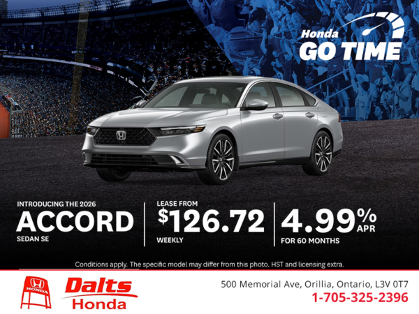 Get the 2026 Honda Accord!