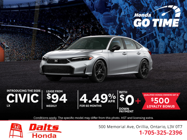 Get the 2026 Honda Civic!