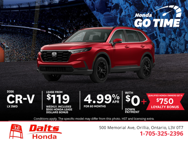 Get the 2026 Honda CR-V!