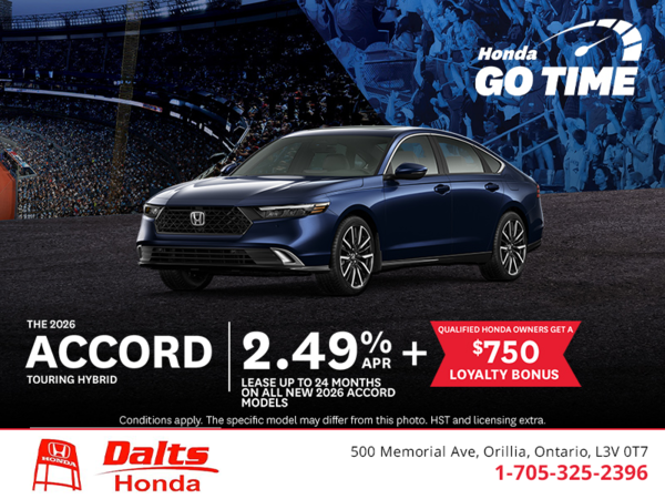 Get the 2026 Honda Accord!