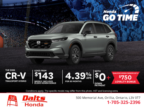 Get the 2026 Honda CR-V hybrid!