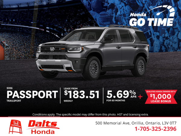 Get the 2026 Honda Passport!