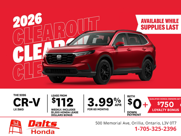 Get the 2026 Honda CR-V!