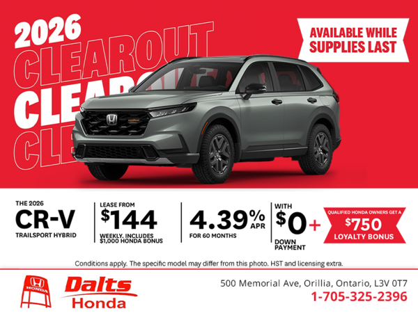 Get the 2026 Honda CR-V hybrid!