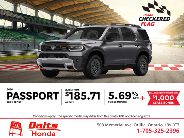 Get the 2026 Honda Passport!