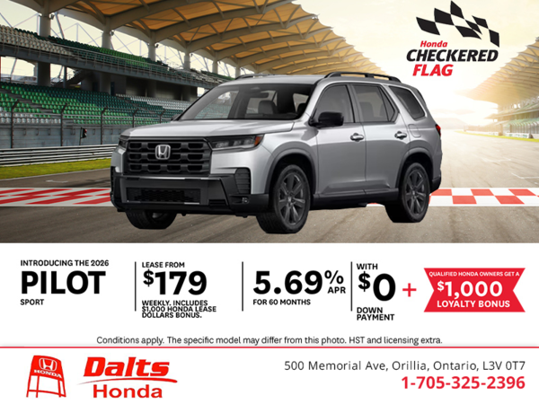 Get the 2026 Honda Pilot