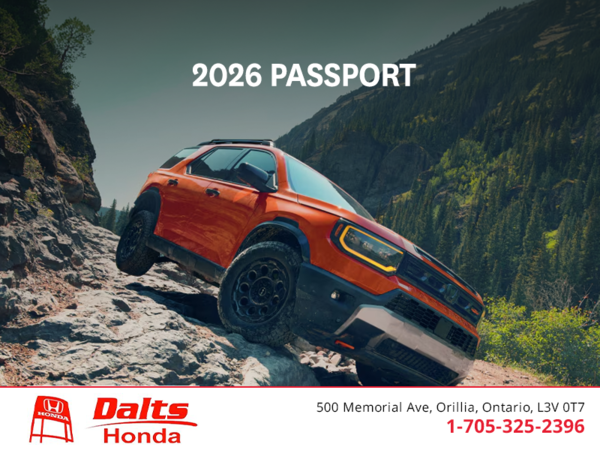 Get the 2026 Honda Passport!