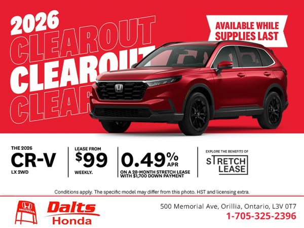 Get the 2026 Honda CR-V!