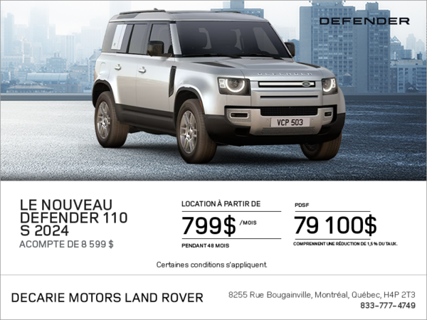 Le Land Rover Defender S 2024