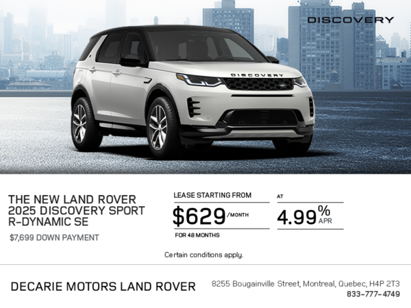 The 2026 Land Rover Discovery Sport