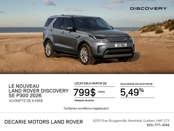 Le Land Rover Discovery 2026