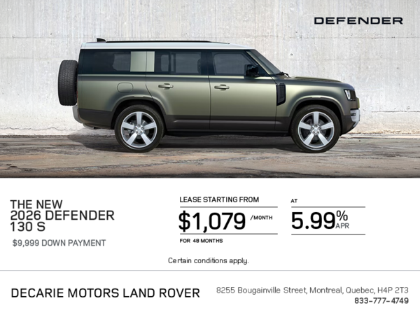 The 2026 Land Rover Defender 130 S