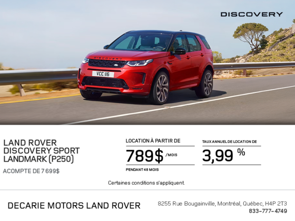 Le Land Rover Discovery Sport  Landmark 2026