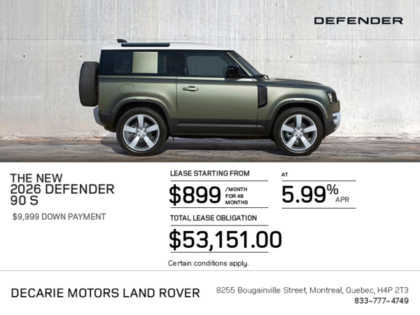 2026 Land Rover Defender 90