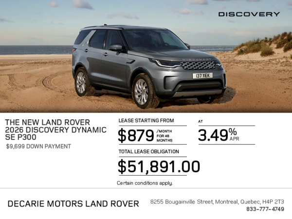 2026 Land Rover Discovery