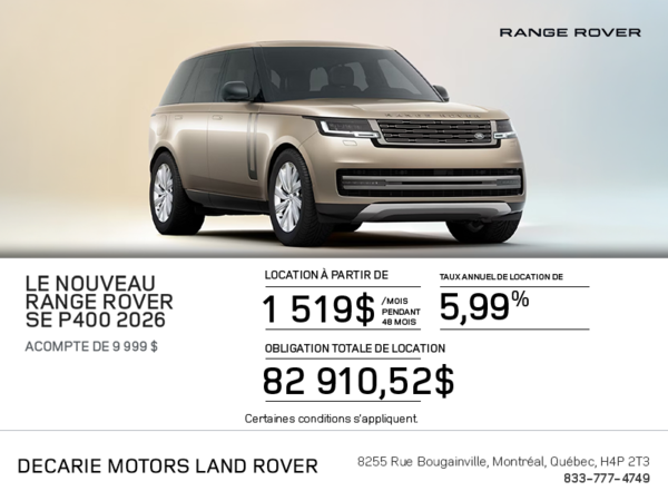 Land Rover Range Rover Mild Hybrid 2026