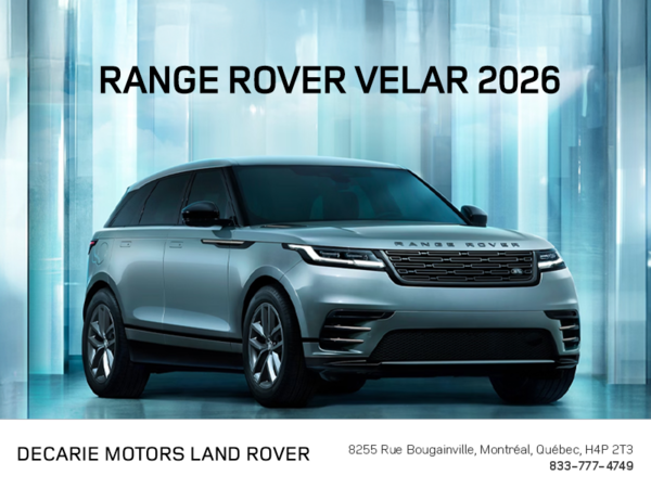 Le Range Rover Velar Dynamic SE 2026