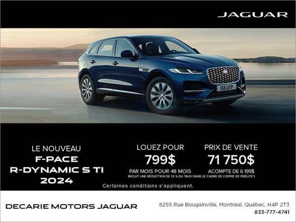 Le Jaguar F-PACE 2024