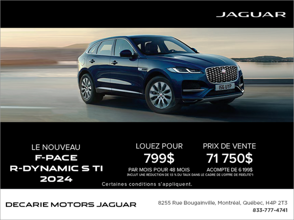 Le Jaguar F-PACE 2024