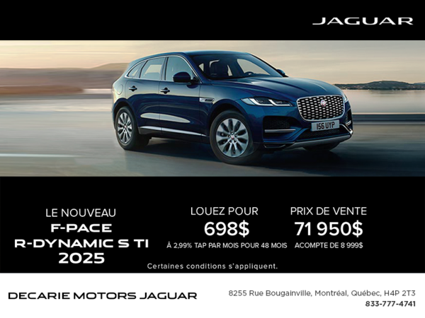 Le Jaguar F-PACE 2025