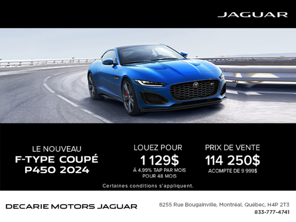 Le Jaguar F-TYPE Coupé 2024