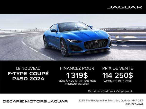 Le Jaguar F-TYPE Coupé 2024