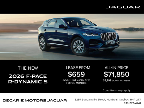 The 2026 Jaguar F-PACE