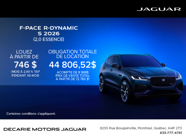 Jaguar F-PACE 2026
