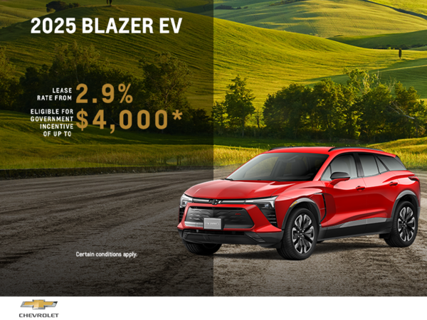 Get the 2025 Chevrolet Blazer EV