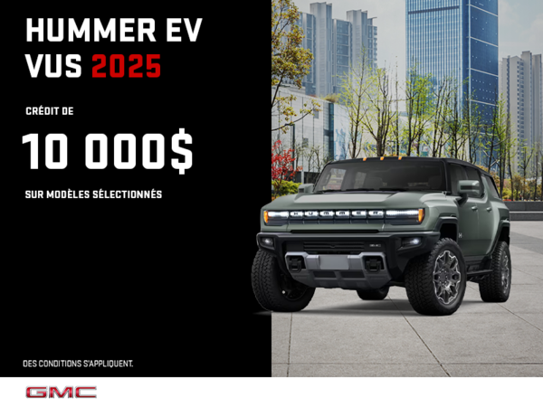 Le GMC Hummer EV VUS 2025