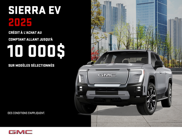 Le GMC Sierra EV 2025