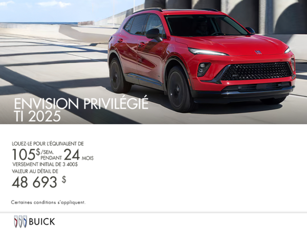 Procurez-vous la Buick Envision 2025