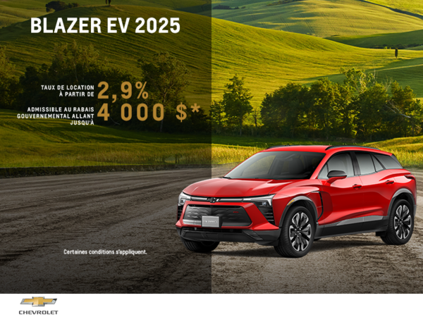 Procurez-vous le Chevrolet Blazer EV 2025