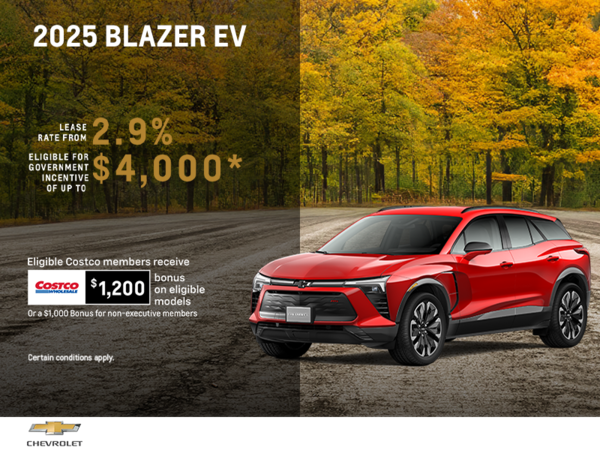 Get the 2025 Chevrolet Blazer EV